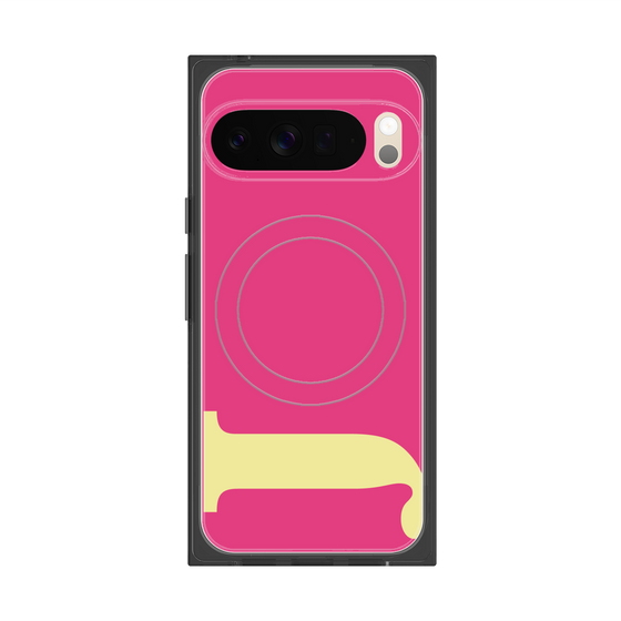 Premium Square Case with Pixelsnap［ Original - initial color - J pink ］