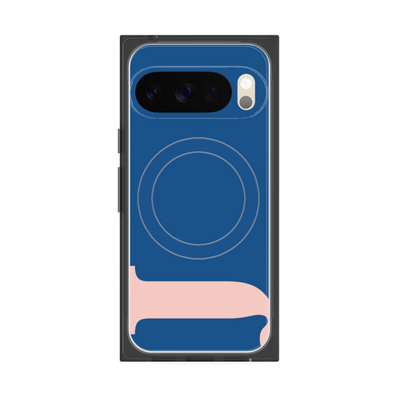 Premium Square Case with Pixelsnap［ Original - initial color - J navy ］