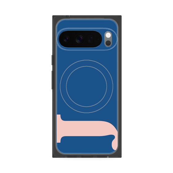 Premium Square Case with Pixelsnap［ Original - initial color - J navy ］