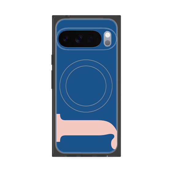 Premium Square Case with Pixelsnap［ Original - initial color - J navy ］