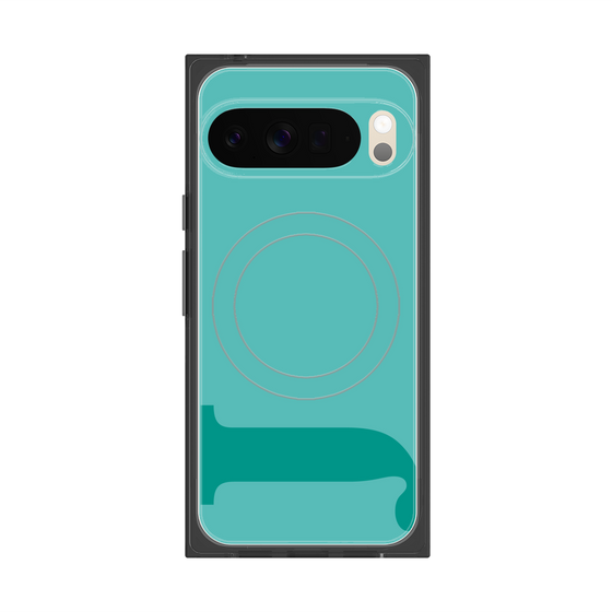 Premium Square Case with Pixelsnap［ Original - initial color - J light green ］