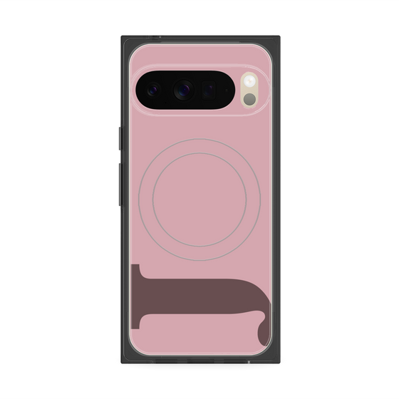 Premium Square Case with Pixelsnap［ Original - initial color - J dusty pink ］