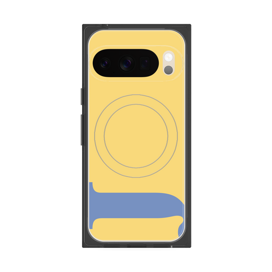 Premium Square Case with Pixelsnap［ Original - initial color - J yellow ］