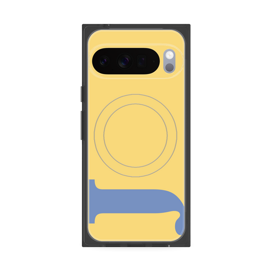 Premium Square Case with Pixelsnap［ Original - initial color - J yellow ］