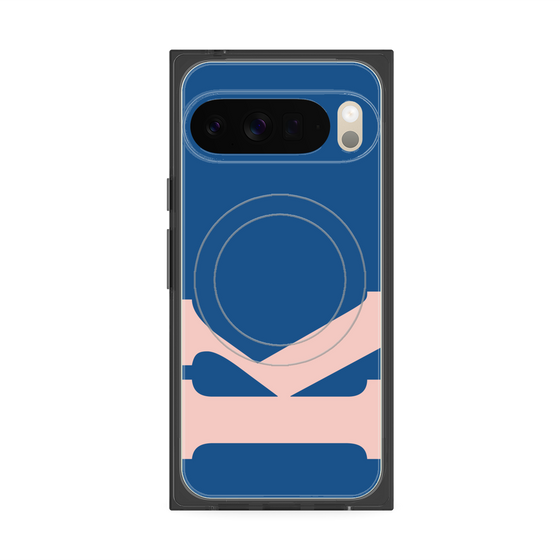 Premium Square Case with Pixelsnap［ Original - initial color - K navy ］
