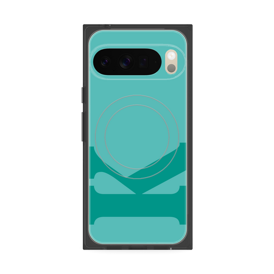 Premium Square Case with Pixelsnap［ Original - initial color - K light green ］