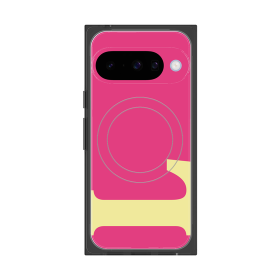 Premium Square Case with Pixelsnap［ Original - initial color - L pink ］