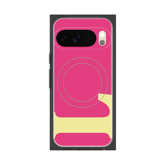 Premium Square Case with Pixelsnap［ Original - initial color - L pink ］