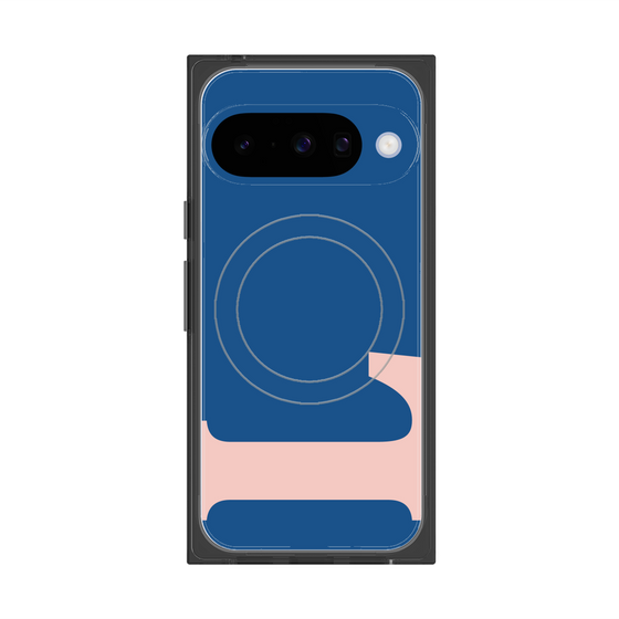 Premium Square Case with Pixelsnap［ Original - initial color - L navy ］