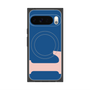 Premium Square Case with Pixelsnap［ Original - initial color - L navy ］