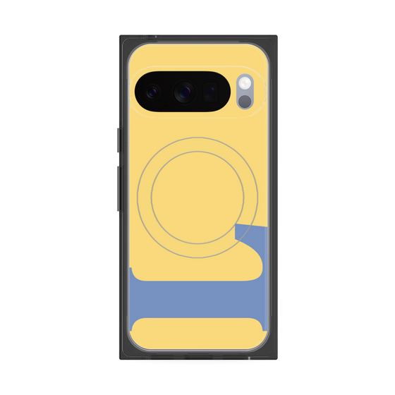 Premium Square Case with Pixelsnap［ Original - initial color - L yellow ］