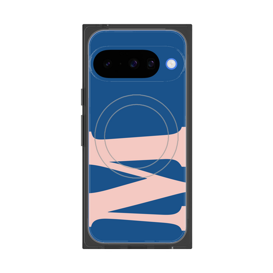 Premium Square Case with Pixelsnap［ Original - initial color - M navy ］