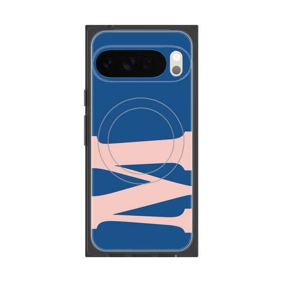 Premium Square Case with Pixelsnap［ Original - initial color - M navy ］