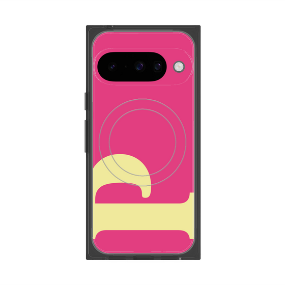 Premium Square Case with Pixelsnap［ Original - initial color - P pink ］