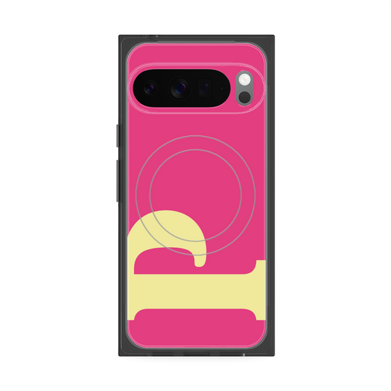 Premium Square Case with Pixelsnap［ Original - initial color - P pink ］