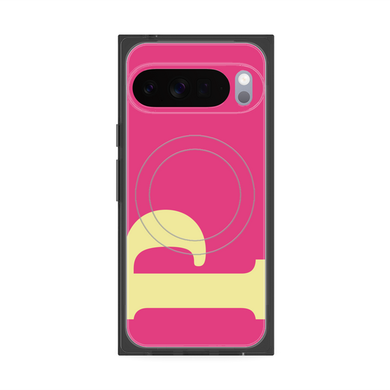 Premium Square Case with Pixelsnap［ Original - initial color - P pink ］