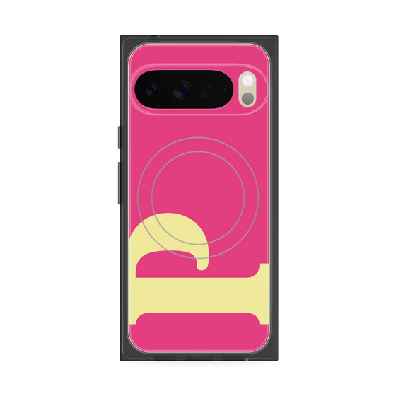 Premium Square Case with Pixelsnap［ Original - initial color - P pink ］