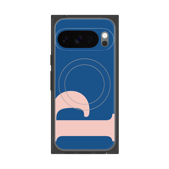 Premium Square Case with Pixelsnap［ Original - initial color - P navy ］