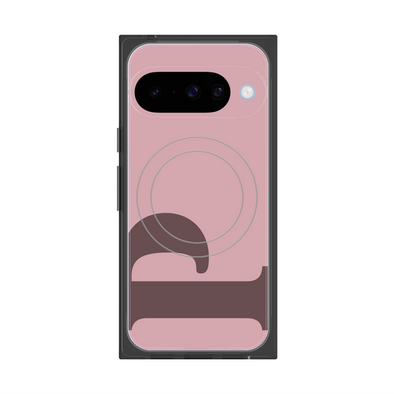 Premium Square Case with Pixelsnap［ Original - initial color - P dusty pink ］