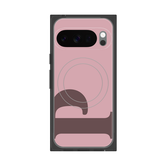 Premium Square Case with Pixelsnap［ Original - initial color - P dusty pink ］
