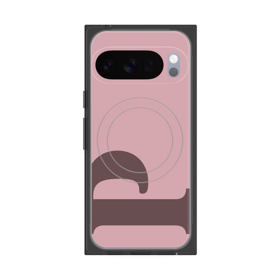 Premium Square Case with Pixelsnap［ Original - initial color - P dusty pink ］