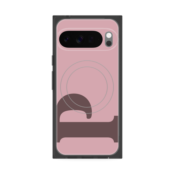 Premium Square Case with Pixelsnap［ Original - initial color - P dusty pink ］