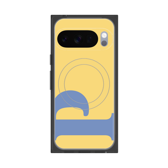 Premium Square Case with Pixelsnap［ Original - initial color - P yellow ］