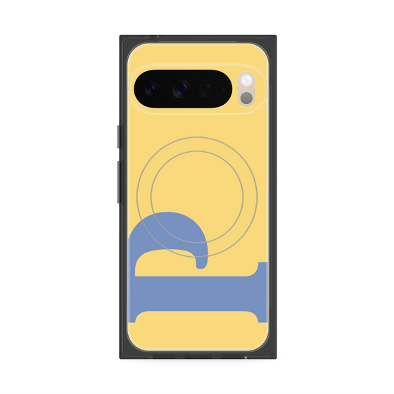 Premium Square Case with Pixelsnap［ Original - initial color - P yellow ］