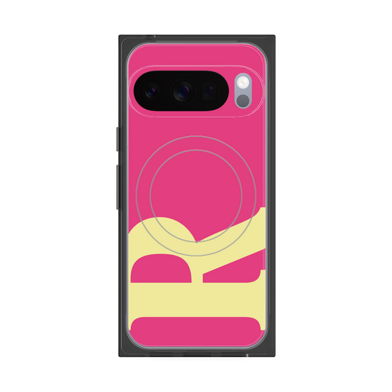 Premium Square Case with Pixelsnap［ Original - initial color - R pink ］