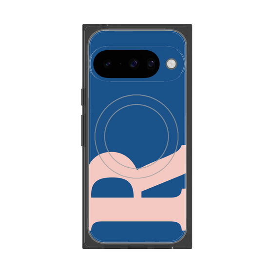 Premium Square Case with Pixelsnap［ Original - initial color - R navy ］