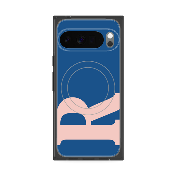 Premium Square Case with Pixelsnap［ Original - initial color - R navy ］