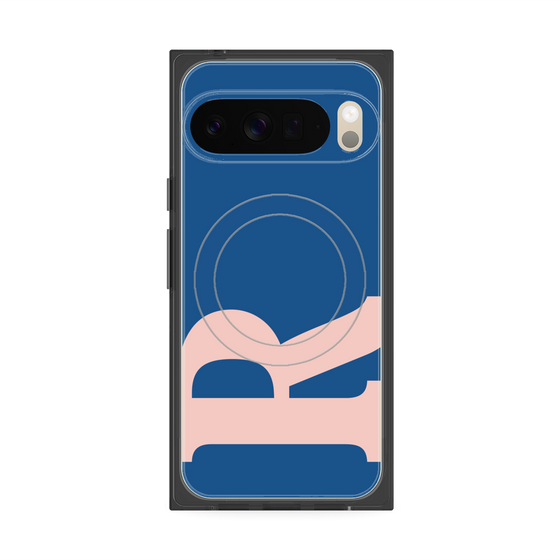 Premium Square Case with Pixelsnap［ Original - initial color - R navy ］