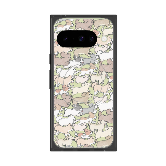 Premium Square Case with Pixelsnap［ Hello, It's Dog - Full of Dogs ］