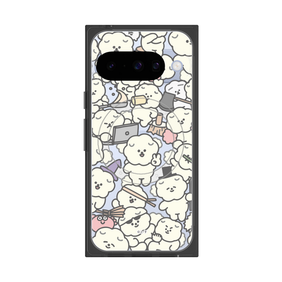 Premium Square Case with Pixelsnap［ Mossari Mosao - Fluffy - Clear ］