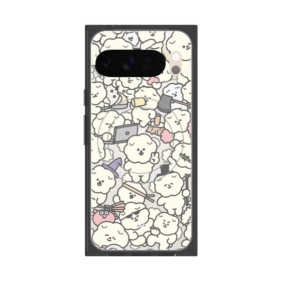 Premium Square Case with Pixelsnap［ Mossari Mosao - Fluffy - Clear ］
