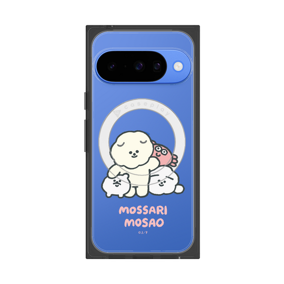 Premium Square Case with Pixelsnap［ Mossari Mosao - Everyone Together - Clear ］