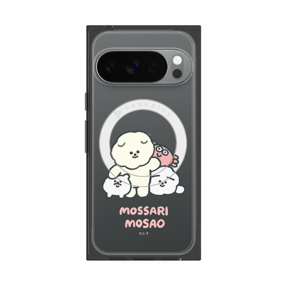 Premium Square Case with Pixelsnap［ Mossari Mosao - Everyone Together - Clear ］