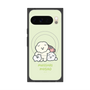 Premium Square Case with Pixelsnap［ Mossari Mosao - Everyone Together - Green ］