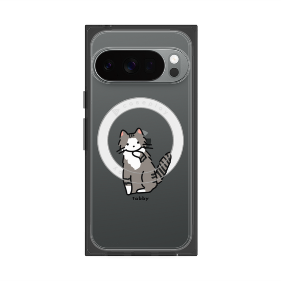Premium Square Case with Pixelsnap［ Original - CASEPLAY Cat - tabby ］