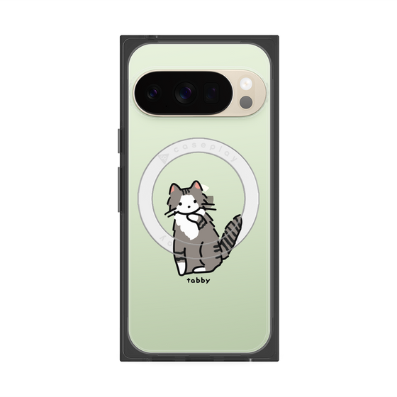 Premium Square Case with Pixelsnap［ Original - CASEPLAY Cat - tabby ］