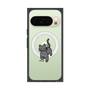 Premium Square Case with Pixelsnap［ Original - CASEPLAY Cat - black ］