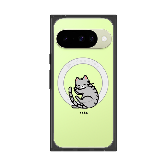 Premium Square Case with Pixelsnap［ Original - CASEPLAY Cat - Saba ］