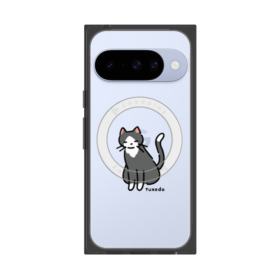 Premium Square Case with Pixelsnap［ Original - CASEPLAY Cat - tuxedo ］