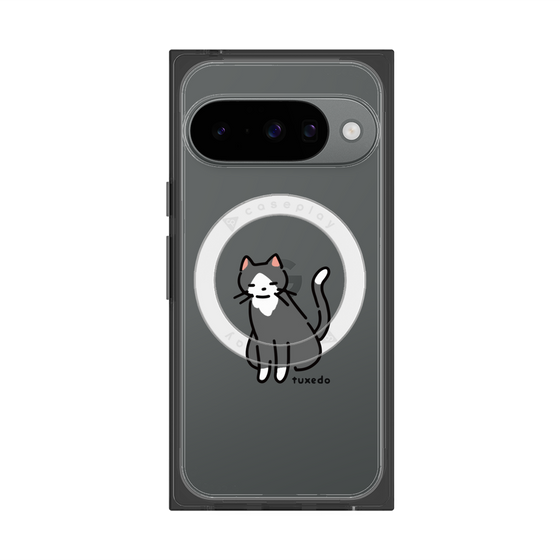 Premium Square Case with Pixelsnap［ Original - CASEPLAY Cat - tuxedo ］