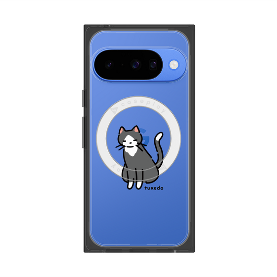 Premium Square Case with Pixelsnap［ Original - CASEPLAY Cat - tuxedo ］