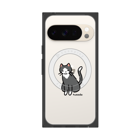 Premium Square Case with Pixelsnap［ Original - CASEPLAY Cat - tuxedo ］