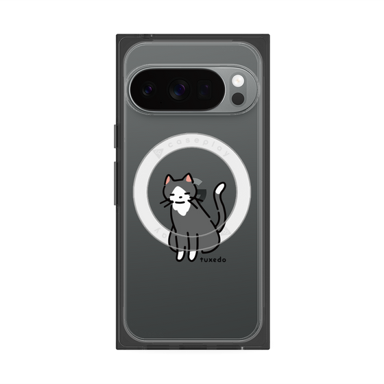 Premium Square Case with Pixelsnap［ Original - CASEPLAY Cat - tuxedo ］