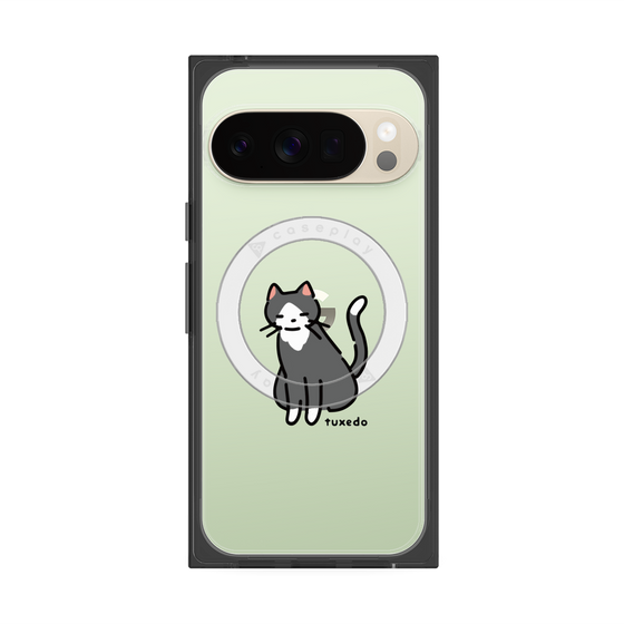 Premium Square Case with Pixelsnap［ Original - CASEPLAY Cat - tuxedo ］