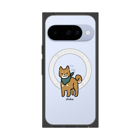 Premium Square Case with Pixelsnap［ Original - CASEPLAY Dog - shiba ］