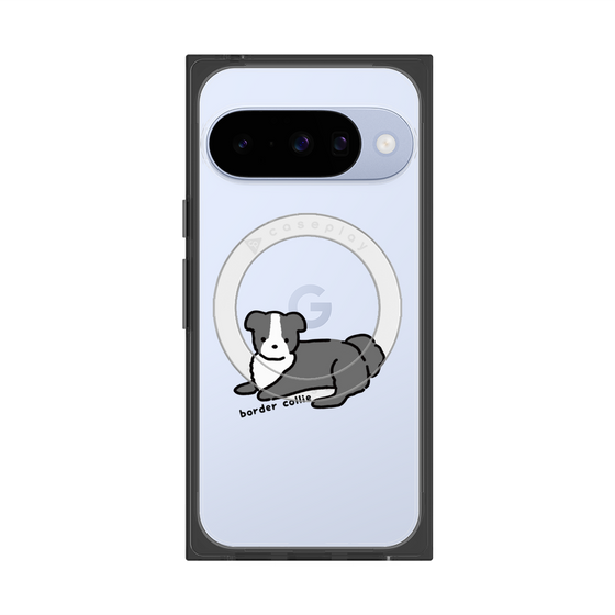 Premium Square Case with Pixelsnap［ Original - CASEPLAY Dog - border collie ］